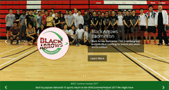 Desktop Screenshot of blackarrowsbc.com